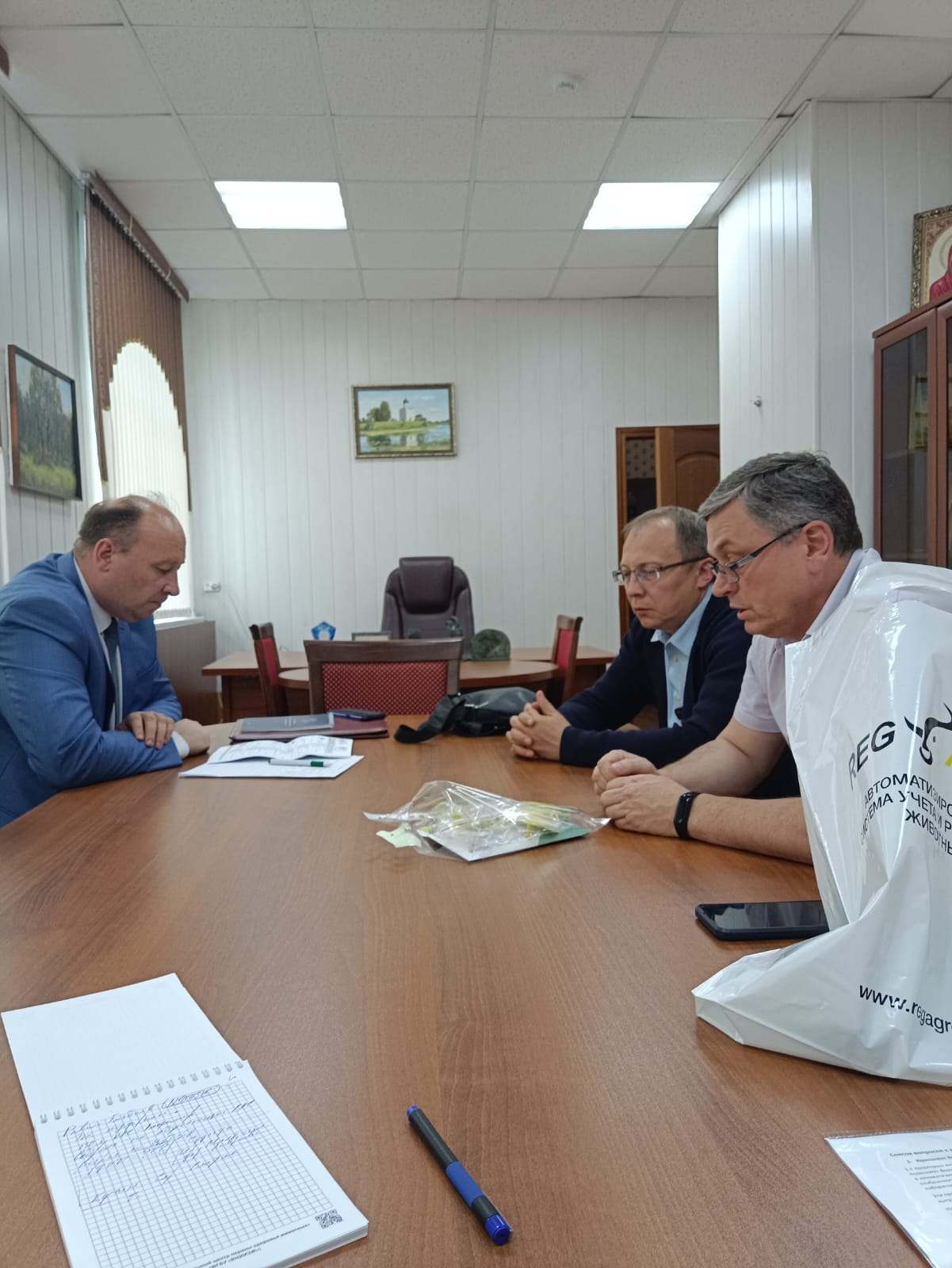 Обсуждение развития регионального АпК: встреча Департамента ветеринарии и представителей компании «Агросервис» прошла во Владимире